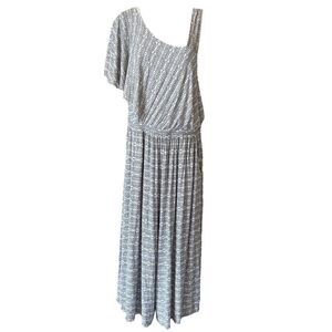 Anthropologie Maeve Jamie One Shoulder Wide Leg Jumpsuit